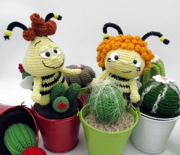 Abeja maya amigurumi