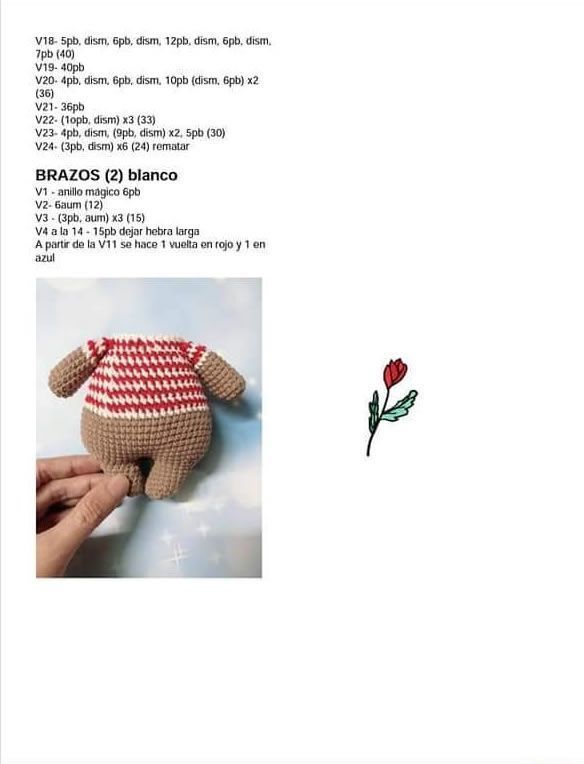 Búfalo amigurumi patrón del cuerpo Búfalo amigurumi patrón del cuerpo