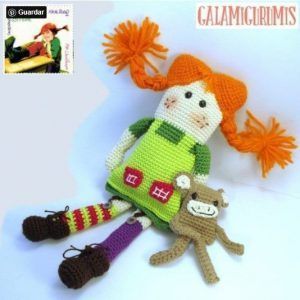 Pippi Calzaslargas y su Mono Mr. Nilsson