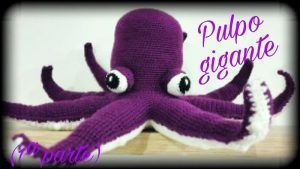 Pulpo gigante amigurumi paso a paso