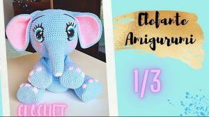 Elefante amigurumi tejido a crochet