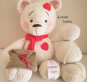 DIY Osito amigurumi patrón paso a paso