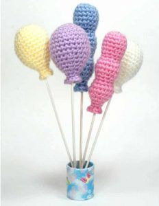 DIY Globos amigurumi de colores