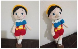 Pinocho amigurumi patrón gratis