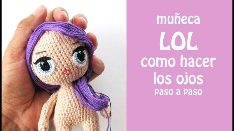 Ojos para muñecas amigurumi LOL