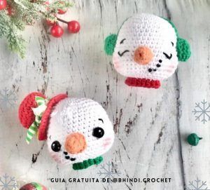 Copito de nieve amigurumi con patrón