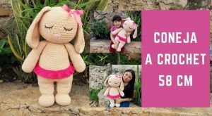 Coneja amigurumi grande paso a paso