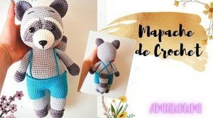 Mapache amigurumi a crochet paso a paso
