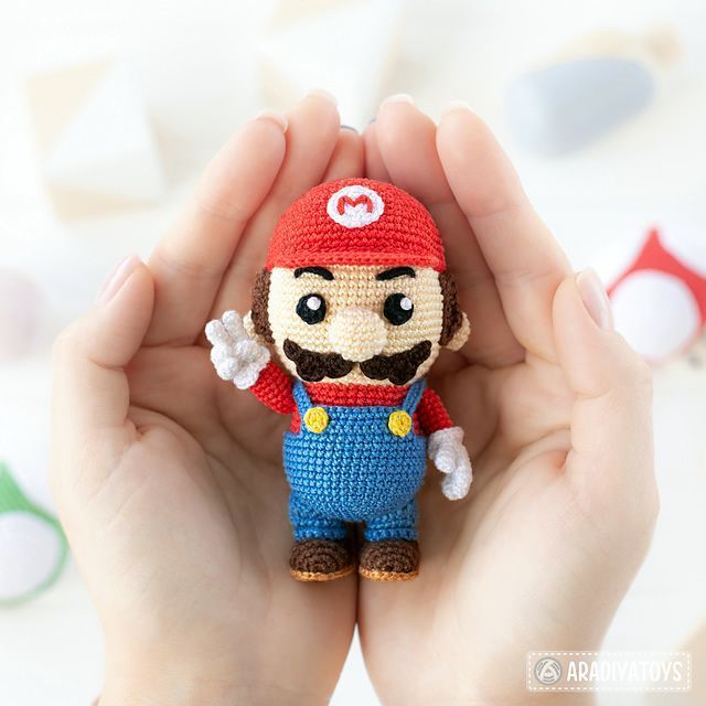 Súper Mario Bros amigurumi con patrón Súper Mario Bros amigurumi con patrón