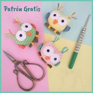 Mini Búho amigurumi