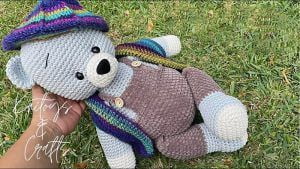 Osito David amigurumi grande DIY paso a paso