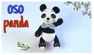 Oso panda amigurumi