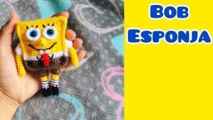 Bob esponja amigurumi