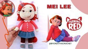 Mei Lee amigurumi DIY paso a paso