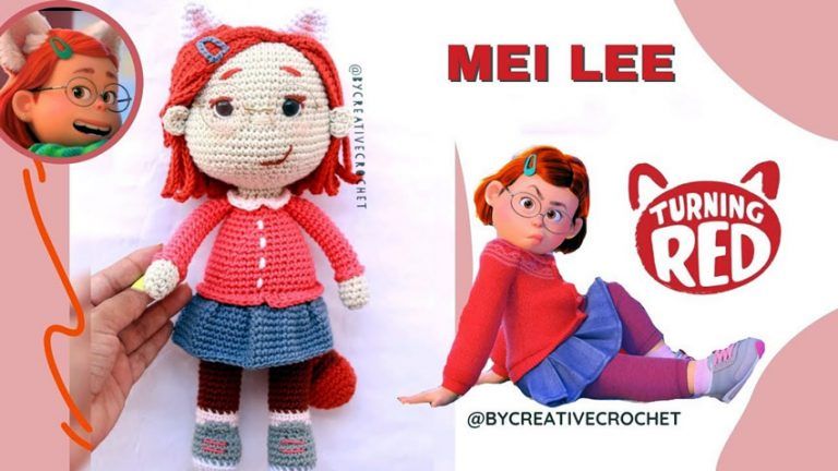 Mei Lee amigurumi DIY paso a paso