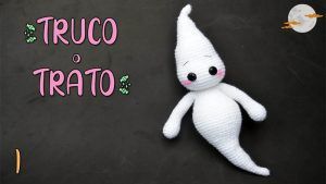 Fantasma Halloween amigurumi