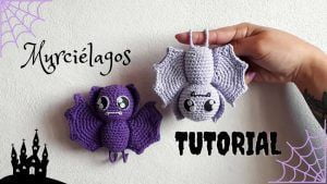 Murciélago Halloween amigurumi