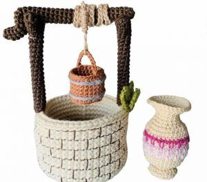 DIY Pozo de agua amigurumi