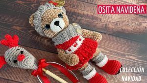 Osita amigurumi Noelia Navideña