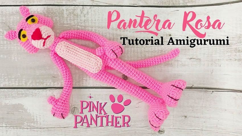 Pantera Rosa amigurumi paso a paso