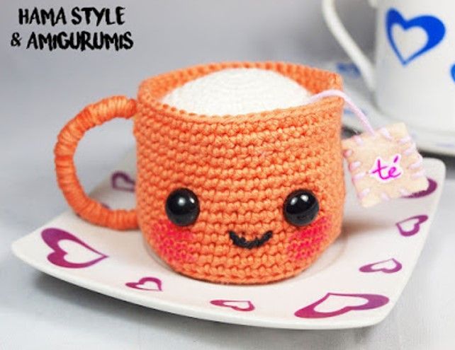 Taza de té amigurumi Taza de té amigurumi