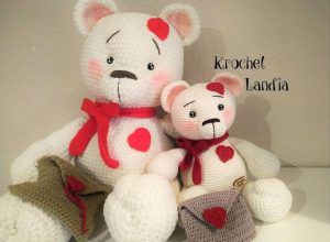 Oso amigurumi Valentín