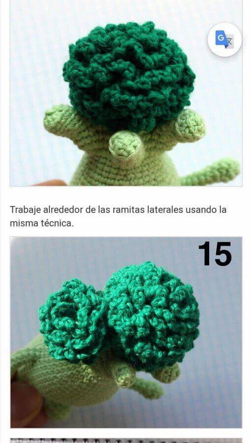 Brócoli Bebé amigurumi