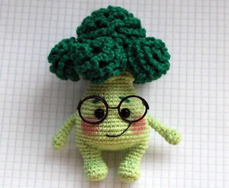 Brócoli Bebé amigurumi