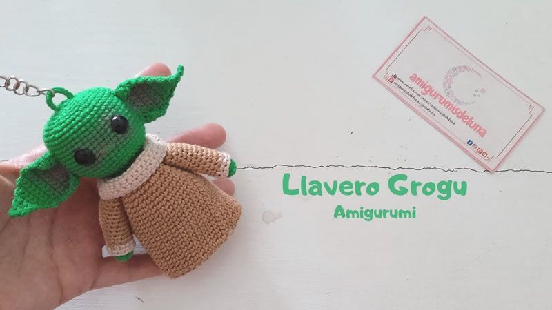 Llavero Grogu amigurumi Llavero Grogu amigurumi