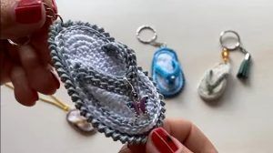 Sandalias o chanclas a crochet