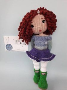 Muñeca amigurumi Aurora