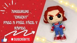 Amigurumi Chucky tipo funko