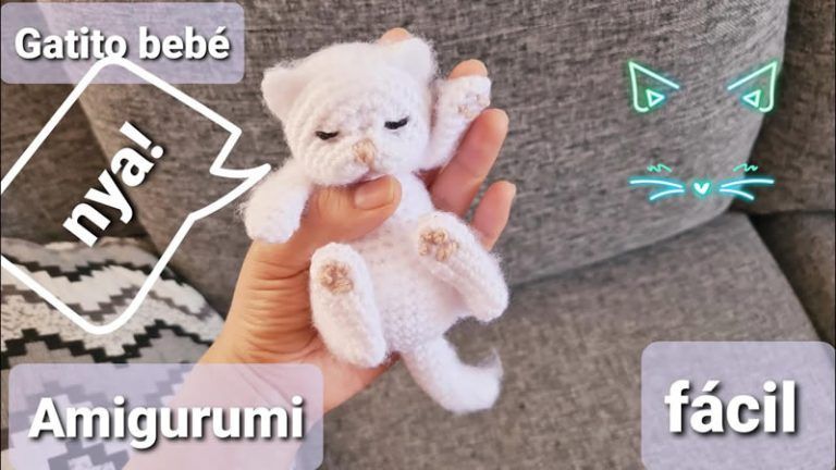 Amigurumi de Gatito Bebé fácil