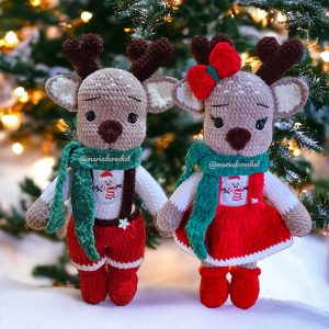 Renos a crochet fácil