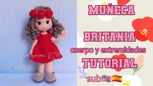 Muñeca a crochet Britania