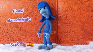 ENNUI aburrimiento de intensamente amigurumi