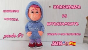 VERGUENZA de intensamente amigurumi