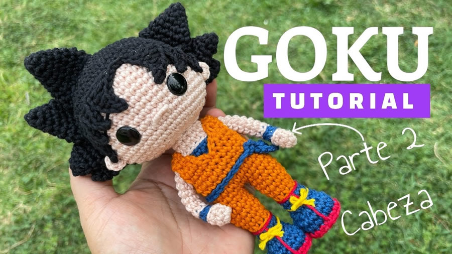Goku Amigurumi Estilo Funko